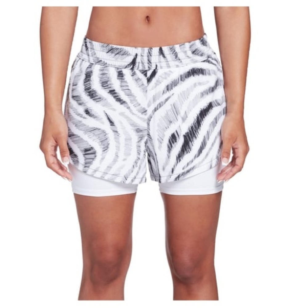 Dsg Women's 2-In-1 Zebra Print Shorts
